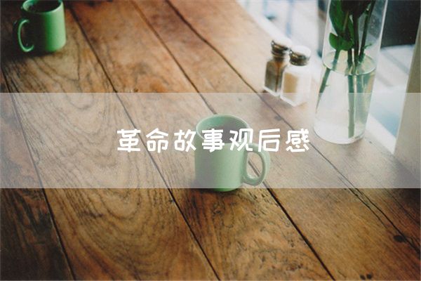 革命故事观后感